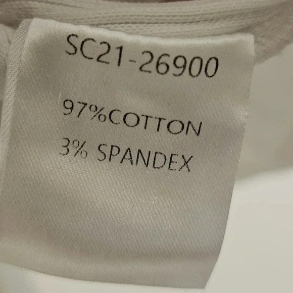 Blank Ribbed Zipper Tee - Picture 4 of 5